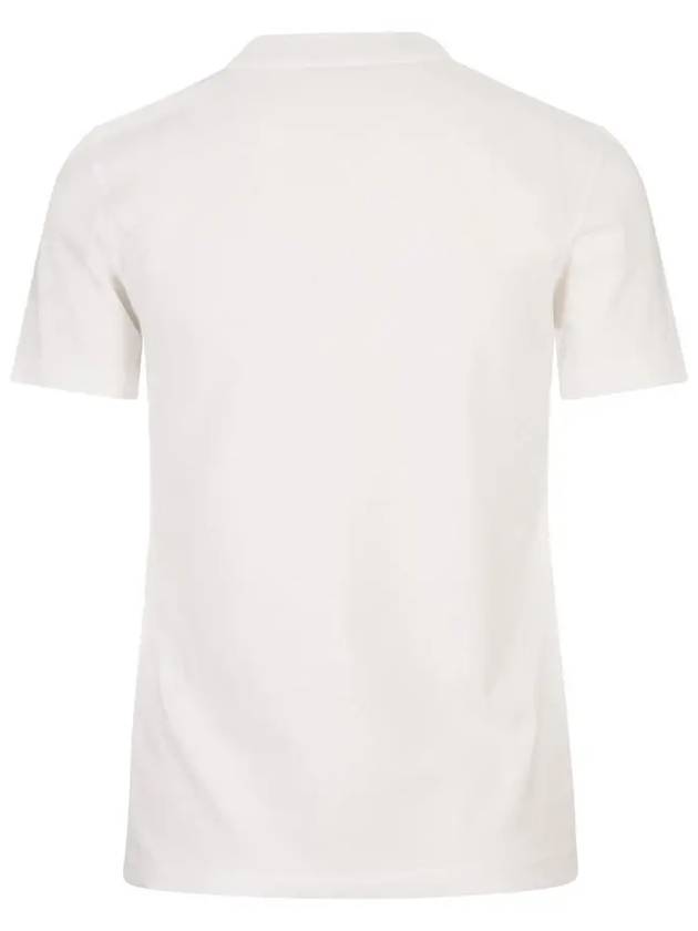 Crystal Logo T Shirt White 8C000 17 829FB 033 - MONCLER - BALAAN 3