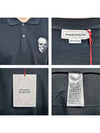 McQueen Skull Patch Logo Polo Short Sleeve Black - ALEXANDER MCQUEEN - BALAAN 10