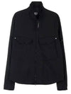 Chrome R Lens Wappen Overshirt Zip-Up Jacket Black - CP COMPANY - BALAAN 2