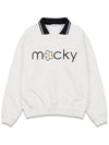 Women s Long Sleeve T Shirt Basic Logo PK White MCFW24LT1WH - MACKY - BALAAN 2