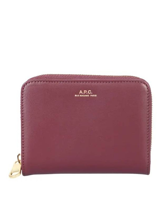 Emmanuel Compact Half Wallet Purple - A.P.C. - BALAAN 1