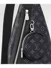 Duo Monogram Sling Bag Black - LOUIS VUITTON - BALAAN 9