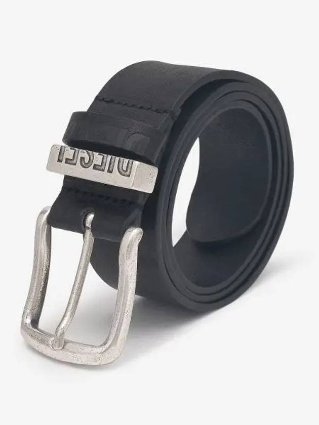 B Visble Leather Belt Black - DIESEL - BALAAN 2