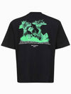 S S Alien Mush Over Skate TShirt Black OMAA120S23JER016 - OFF WHITE - BALAAN 2