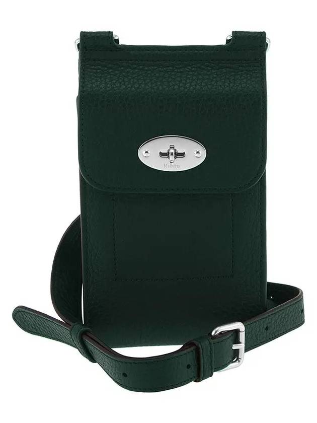 Antony Leather Mini Cross Bag Green - MULBERRY - BALAAN 3