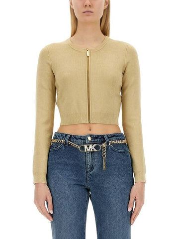 Michael Kors Zippered Cardigan - MICHAEL KORS - BALAAN 1