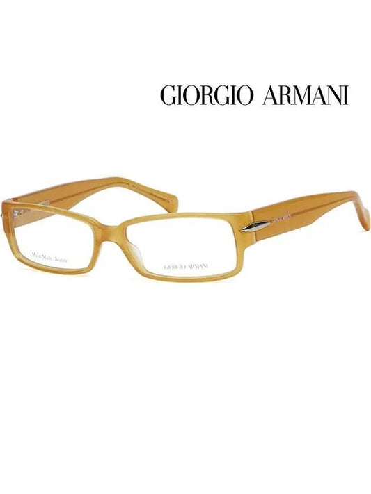 Glasses frame GA713 PD9 minimal square horn frame - GIORGIO ARMANI - BALAAN 1