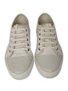 GG Canvas Low Top Sneakers Beige - GUCCI - BALAAN 4