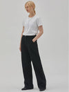Women's Denim Loose Wide Jeans Black - RYUL+WAI: - BALAAN 3