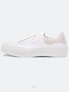 Deck Lace-up Plimsoll Low-top Sneakers White - ALEXANDER MCQUEEN - BALAAN 3