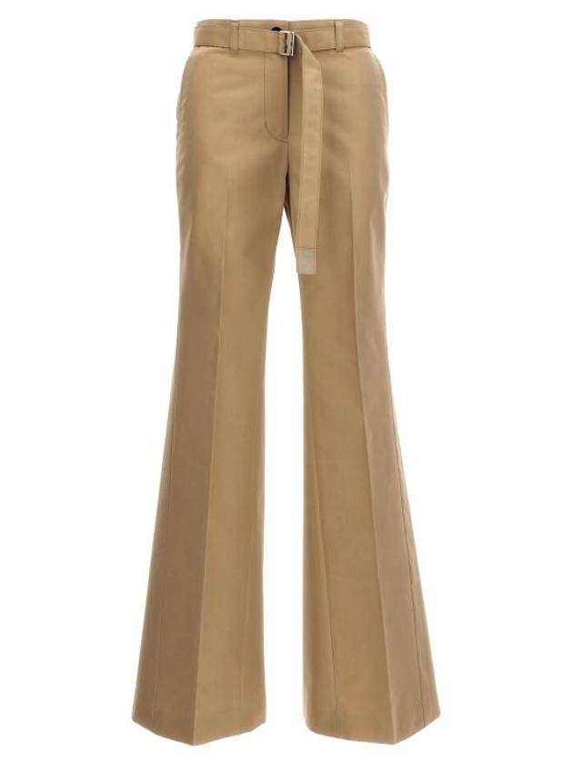 Straight Pants 2407242651 Beige - SACAI - BALAAN 1