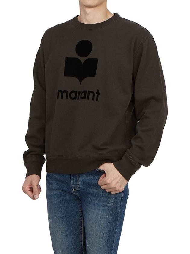 Mikoy Logo Cotton Sweatshirt Fade Black - ISABEL MARANT - BALAAN 6