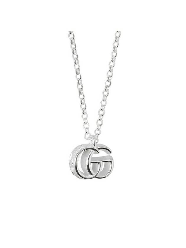 GG Marmont 925 Sterling Silver Necklace Silver - GUCCI - BALAAN 2