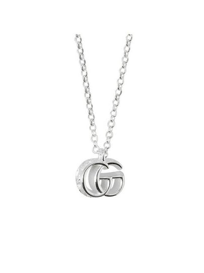 GG Marmont 925 Sterling Silver Necklace Silver - GUCCI - BALAAN 2