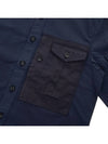 Mid Layer Long Sleeve Shirt Navy - TEN C - BALAAN.