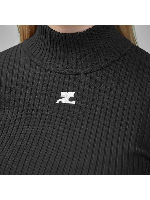 Reedition Turtle Neck Black - COURREGES - BALAAN 4