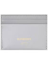 Sandon Logo Card Wallet Light Gray - BURBERRY - BALAAN 2