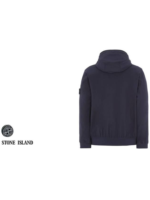 Soft Shell Technology Wappen Patch Track Jacket Navy - STONE ISLAND - BALAAN 4