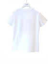 Women's Logo Short Sleeve TShirt White 8C00014829HP 001 - MONCLER - BALAAN 2