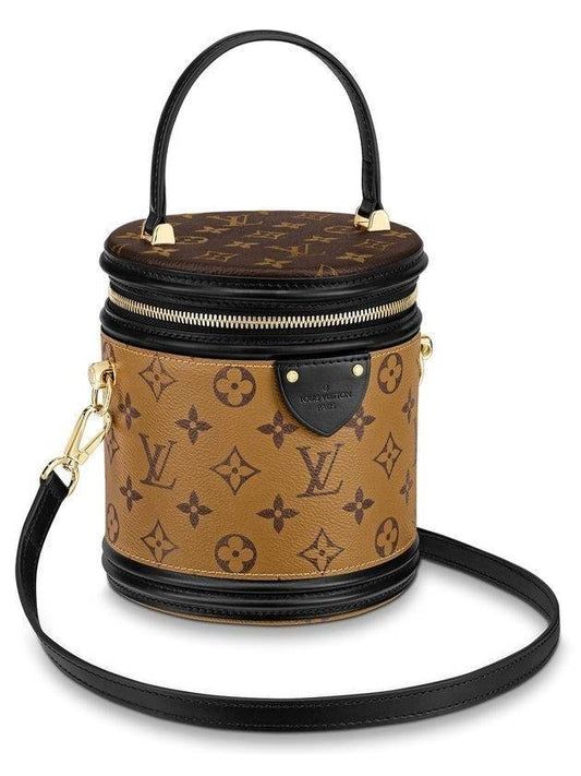 Cannes Monogram Reverse Canvas Bucket Bag Brown - LOUIS VUITTON - BALAAN 1