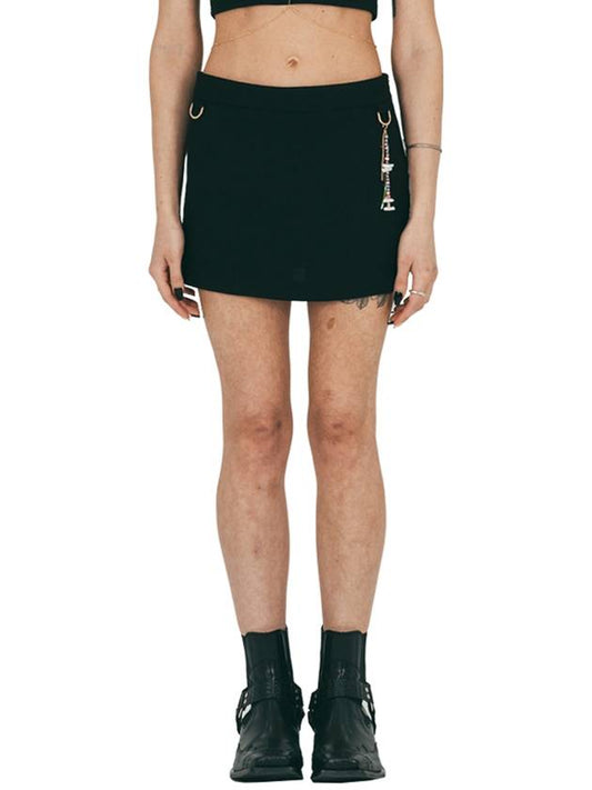 Rock Fe Micro Mini Skirt Black - FAN YOUNG - BALAAN 2