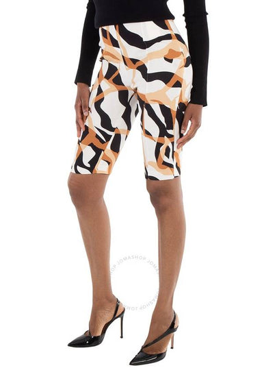 Roberto Cavalli Ladies Macro Tiger Twiga Bermuda Shorts, Brand Size 42 (US Size 8) - ROBERTO CAVALLI - BALAAN 2