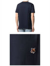 Fox Head Patch Classic Short Sleeve T-Shirt Navy - MAISON KITSUNE - BALAAN 6