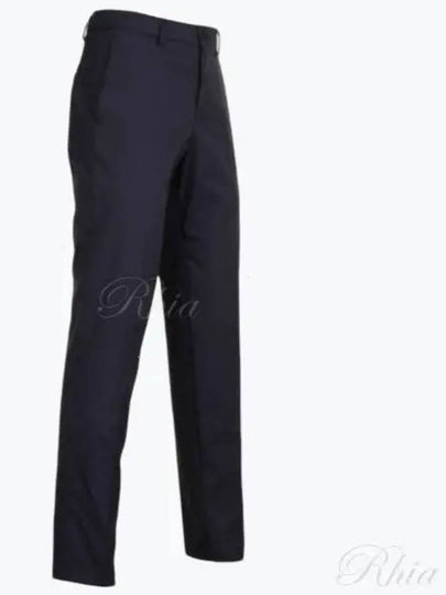 Hidden Drawcord Tapered Regular Fit Straight Pants Navy - HUGO BOSS - BALAAN 2