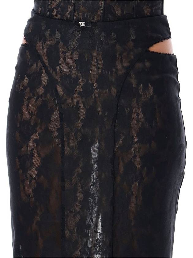 Misbhv Lace Cut-Out Midi Skirt - MISBHV - BALAAN 3