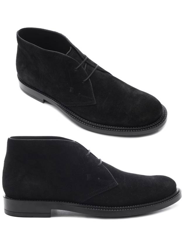 Men s Suede Desert Ankle Boots Black - TOD'S - BALAAN 3