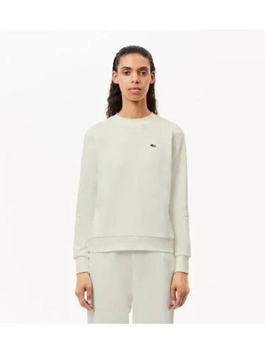 Women s Essential Crew Neck Sweatshirt OFFWHITE Off White - LACOSTE - BALAAN 1