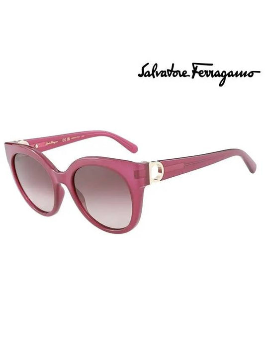 Purple Gradient Cat Eye Ladies Sunglasses - SALVATORE FERRAGAMO - BALAAN 2