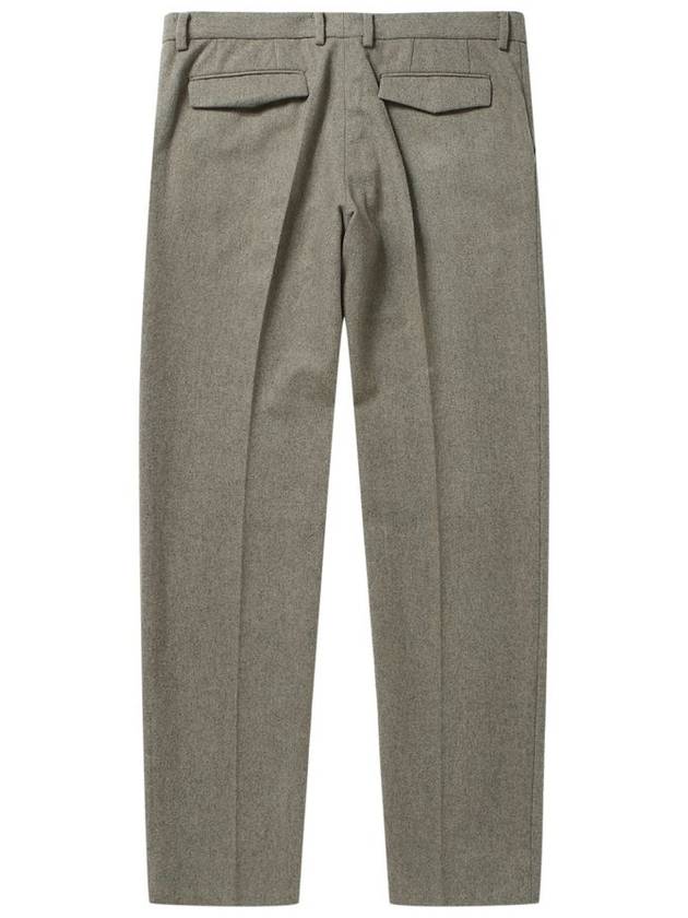 Men's Wool Tapered Set-up Pants Gray SW23IWPA01GE - SOLEW - BALAAN 3