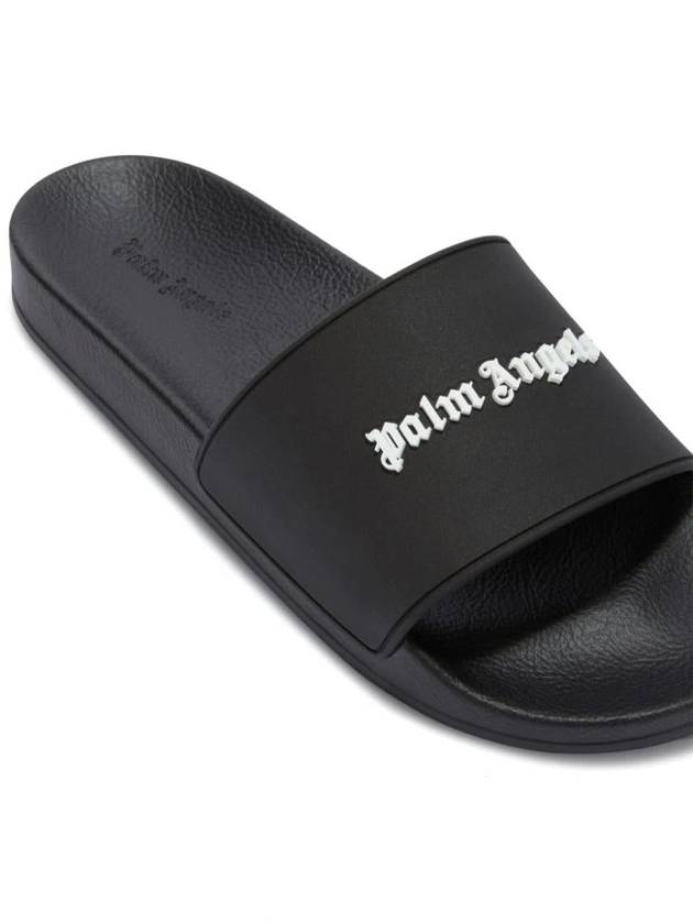 Palm Angels Slide Sandals With Embossed Logo - PALM ANGELS - BALAAN 3