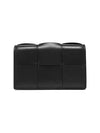 Intrecciato Flap Card Wallet Black - BOTTEGA VENETA - BALAAN 2