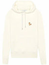 Chillax Fox Patch Classic Hoodie Ecru - MAISON KITSUNE - BALAAN 2