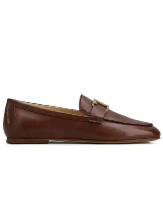 Tods T Timeless Leather Loafers Brown - TOD'S - BALAAN 2