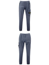 19FW 711565361 V0124 Side Pocket Wappen Jogger Pants Avio Blue Men’s Pants TJ - STONE ISLAND - BALAAN 5