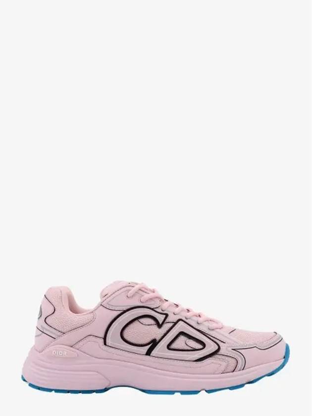 B30 CD Logo Patch Technical Fabric Low Top Sneakers Pink - DIOR - BALAAN 2