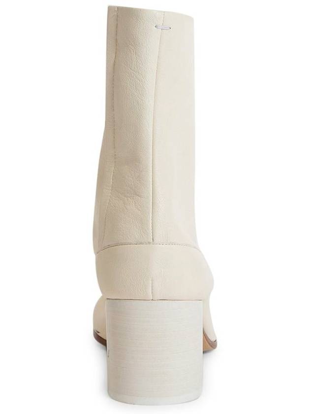 Tabi Lambskin Ankle Middle Boots Ivory - MAISON MARGIELA - BALAAN 4