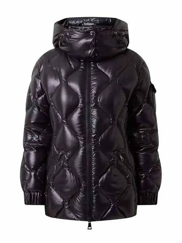 1A00109 68950 999 FIOGET Glossy Black Women’s Padding - MONCLER - BALAAN 1