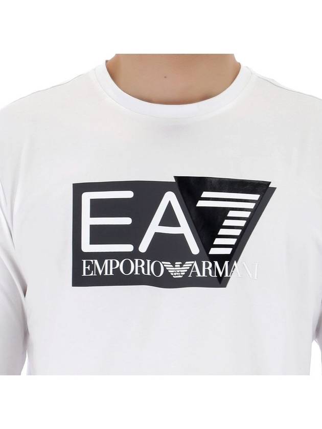 Armani EA7 logo long sleeve t shirt 3DPT64 1100 - EMPORIO ARMANI - BALAAN 3