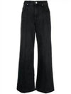 Noldy Denim Wide Jeans Black - ISABEL MARANT - BALAAN 2