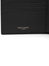 Cassandre  Leather Half Wallet Black - SAINT LAURENT - BALAAN 8