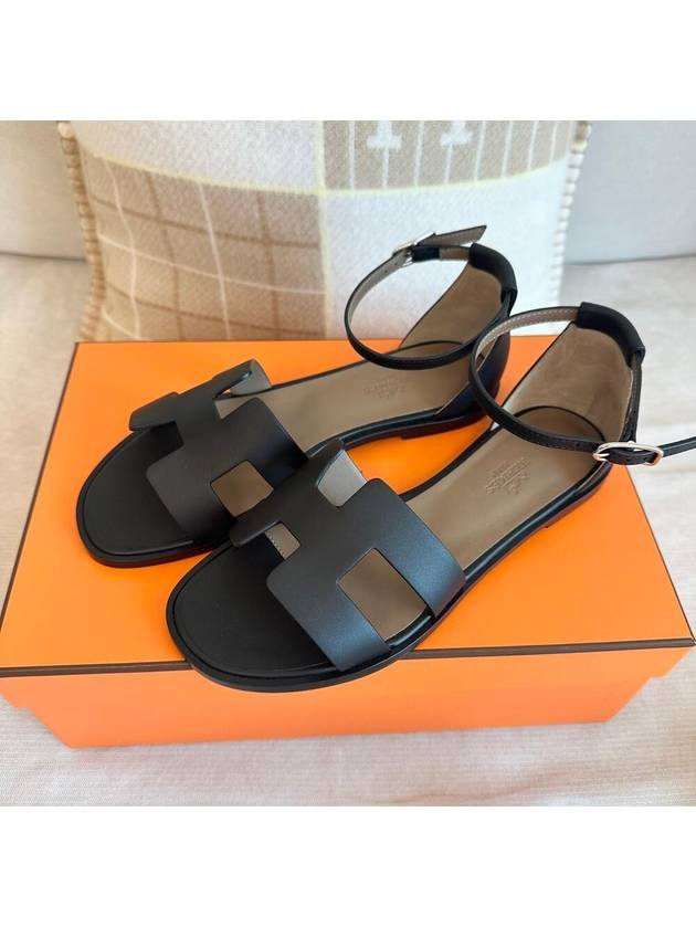 santorini sandals black - HERMES - BALAAN 4