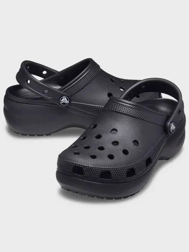 Classic Platform Clog Sandals Black - CROCS - BALAAN 3