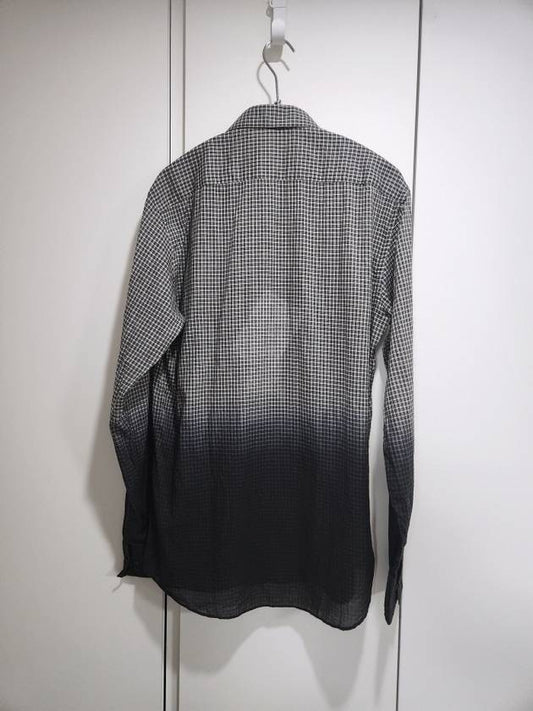 gradation check shirt - NEIL BARRETT - BALAAN 2