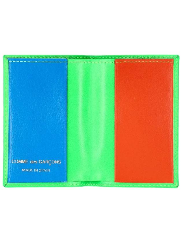 Comme Des Garçons Super Fluo Bifold Cardholder - COMME DES GARCONS - BALAAN 3