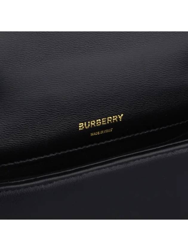 Quilted Lula Mini Leather Cross Bag Black - BURBERRY - BALAAN 3