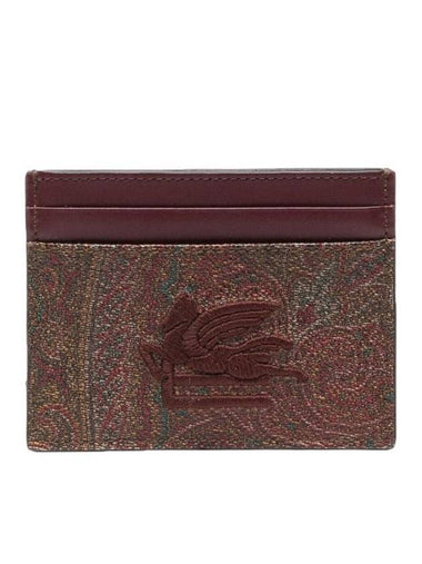 Paisley Embroidered Logo Card Case 1H76978630600 B0710440173 - ETRO - BALAAN 1